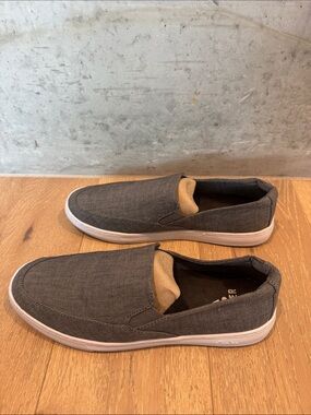 Travis Mathew Men’s Charcoal Gray Slip-On Loafers